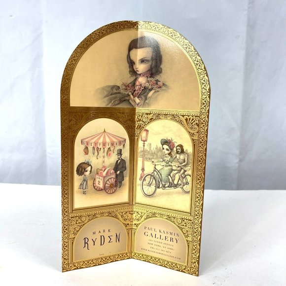 Mark Ryden The Gay 90s Tri-Panel Stand Invitation 2010 Paul Kasmin Gallery NYC - Picture 7 of 10